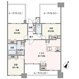 間取図画像 3LDK