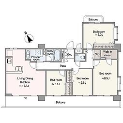 間取図画像 4LDK