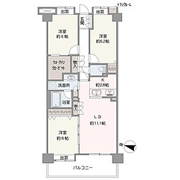 間取図画像 3LDK