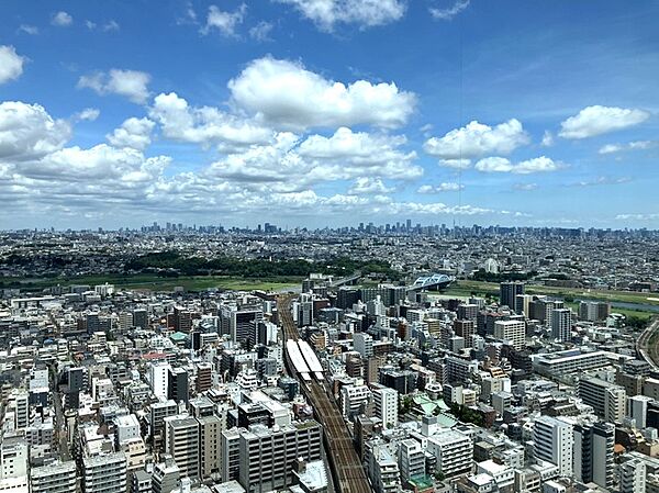 スカイビューラウンジからの眺望