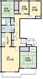 ロビーシティ相模大野五番街14号棟 4LDKの間取図画像