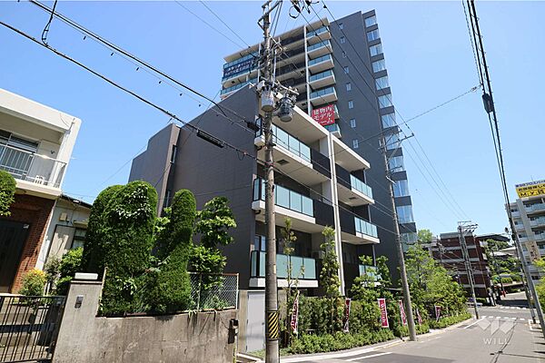 ウエリス覚王山法王町の外観(南西側から)