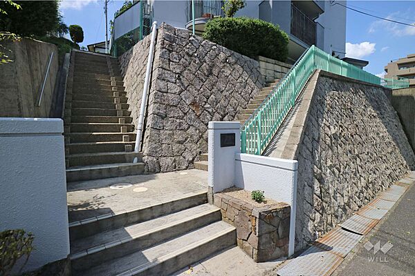 ポプラハイツ覚王山の外観（南東側から）