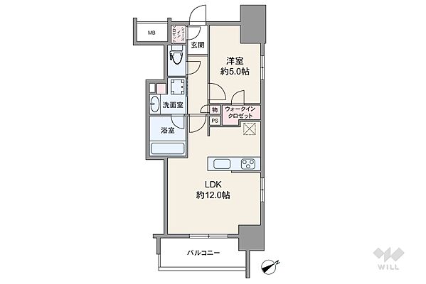 間取り オープンレジデンシア 池下 THE ONE 12階/-
