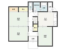 JR上越線 渋川駅 4.7km 5DKの間取り