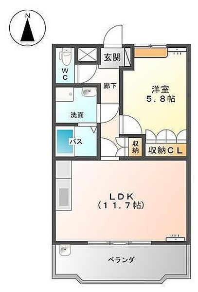 同じ建物の物件間取り写真 - ID:209005493840