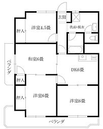 ベラフォレスタ 4DKの間取図画像