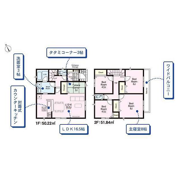 のんびりスローライフをかなえる閑静な住宅街。