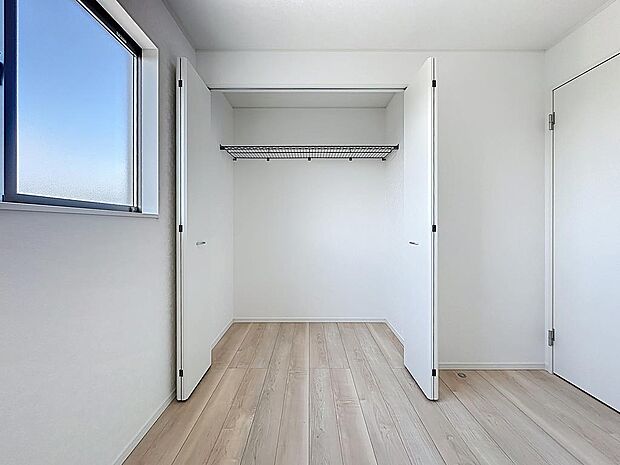 各部屋に収納が充実しています