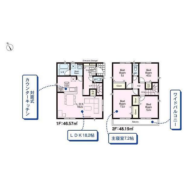 のんびりスローライフをかなえる閑静な住宅街。