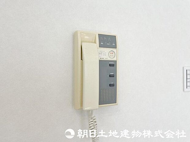 「音声インターホン」 来客者を確認出来て安心です！