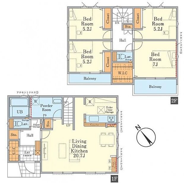 間取り図 2号棟