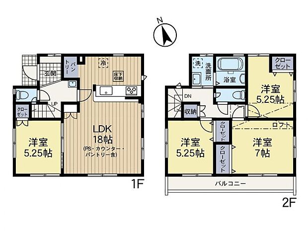 間取り図 2号棟