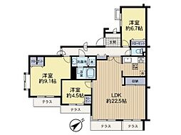 間取図画像 3LDK