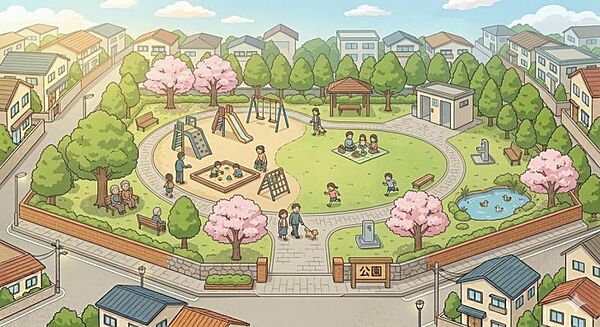 有馬さくら公園まで約120m