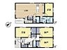 間取り：間取り図　1号棟