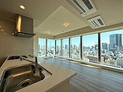白金ザ・スカイ East 25階2LDKのリビング/ダイニング