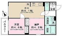 RJカーサ松陰神社 3階1SDKの間取り