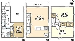 Kolet新蒲田02 2SLDKの間取り
