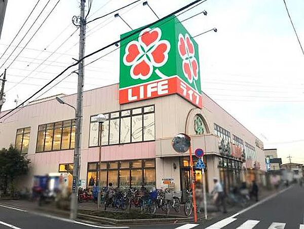 ライフ葛飾鎌倉店まで494ｍ