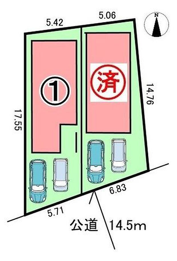 1号棟　区画図