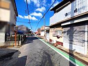 「前面道路」■南面前面道路は幅員約４ｍ