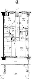 ライオンズマンション習志野第3 3LDKの間取図画像