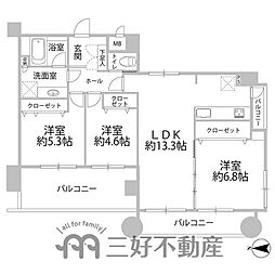 間取図画像 3LDK