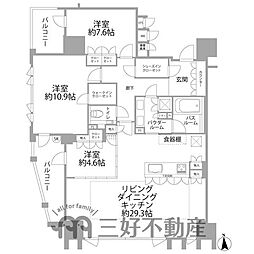 間取図画像 3LDK