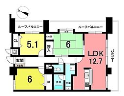 間取図画像 3LDK