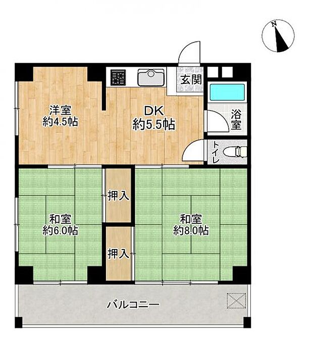 現在賃料45000円(年間540000円)で賃貸中のオーナーチェンジ物件です！