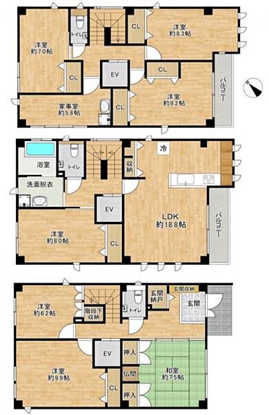 間取り：323000409207