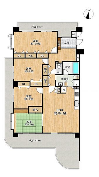 間取り：323000454411