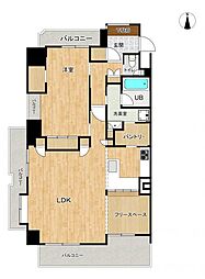 三旺マンション第2猫洞 1LDKの間取図画像