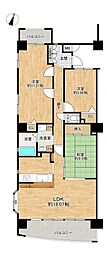 レヴィータ春日井 3LDKの間取図画像