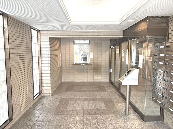 オートロック前