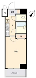 マリオン屋島東 1Kの間取図画像