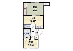 間取図画像 2DK