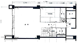 ビラ蓼科 160 1DKの間取り
