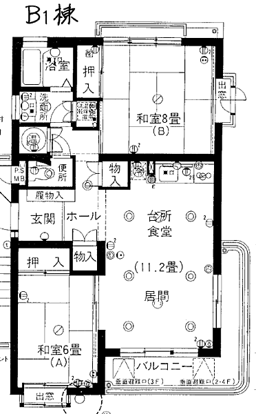 間取りを拡大表示