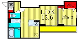 D-SOLACE幕張本郷1丁目 3階1LDKの間取り