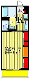 リブリ・M　習志野台 1階1Kの間取り