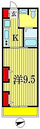 間取図画像 1K