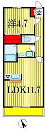 間取図画像 1LDK