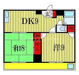 間取図画像 2DK