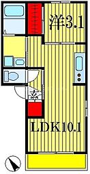 らら・ベイ3 1LDKの間取図画像