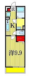 リブリ・北方町 1Kの間取図画像