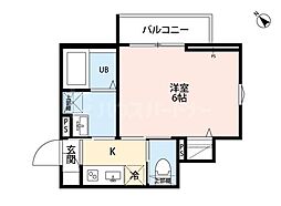 robot home 鎌ヶ谷 1Kの間取図画像