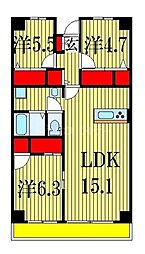 デュオフィール船橋夏見 3階/-