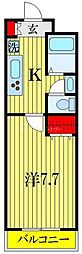 レキシントン 1Kの間取図画像